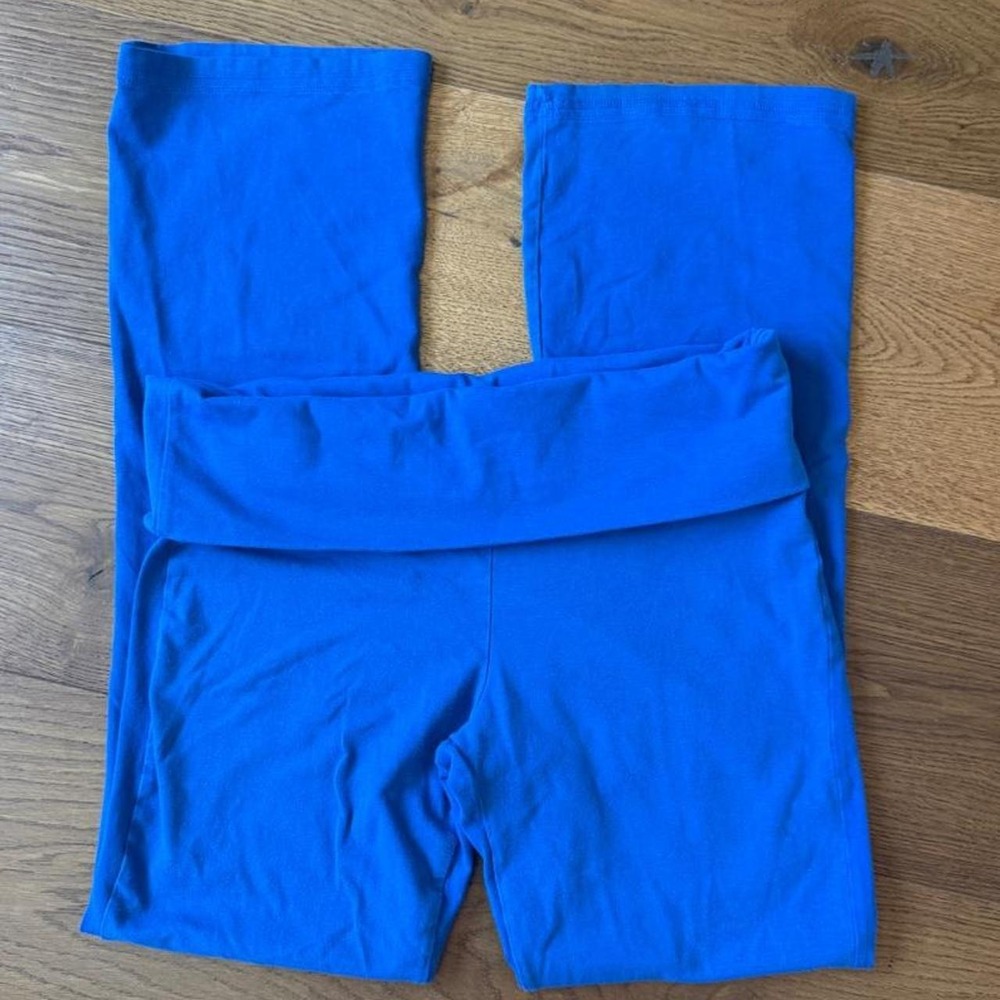 Y2K Mossimo blue fold over leggings